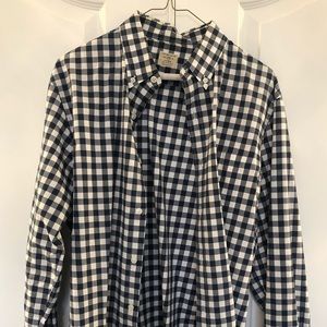 JCrew Tailored Gingham casual dress shirt - M